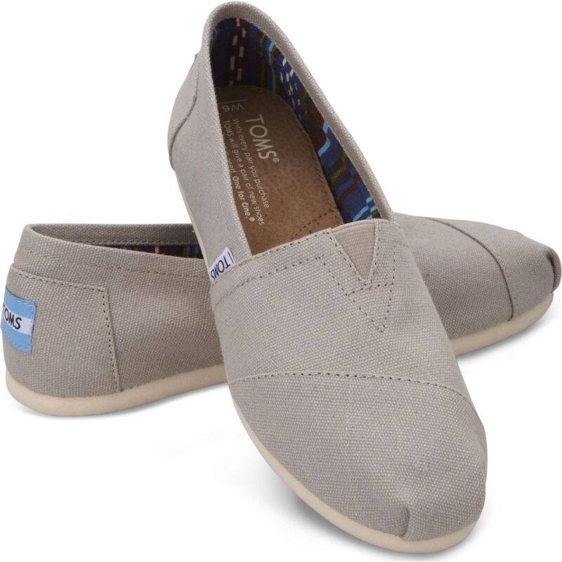 TOMS Canvas Women's Alpargata Light Grey