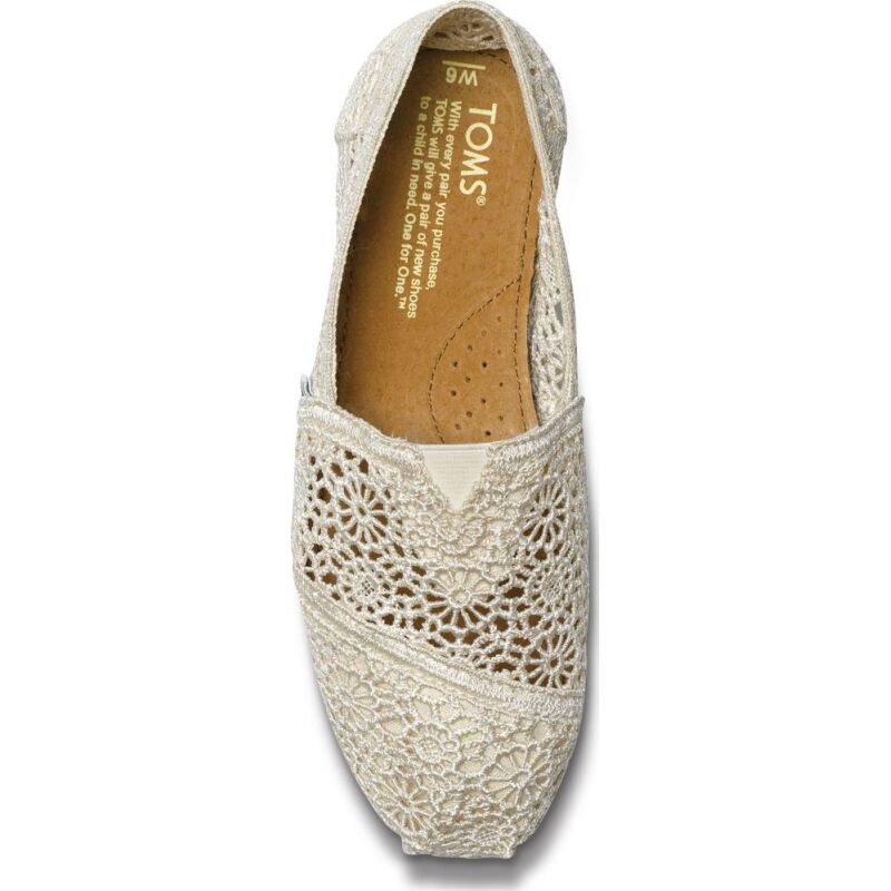 TOMS Moroccan Crochet Women's Classic Alpargata Natural