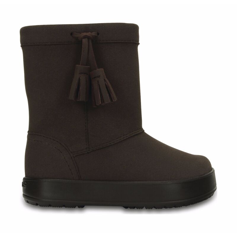 Crocs™ Kids' LodgePoint Boot Espresso