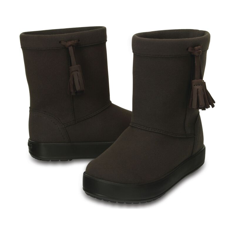 Crocs™ Kids' LodgePoint Boot Espresso
