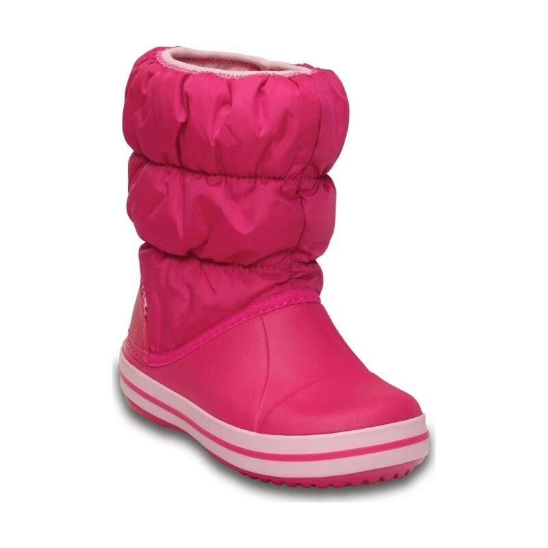 Crocs™ Kids Winter Puff Boot Candy Pink