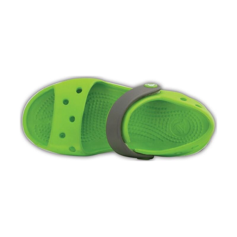 Crocs™ Kids' Crocband Sandal Volt Green/Smoke