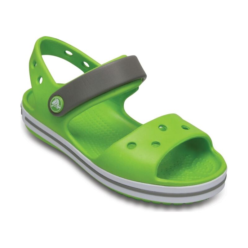 Crocs™ Kids' Crocband Sandal Volt Green/Smoke