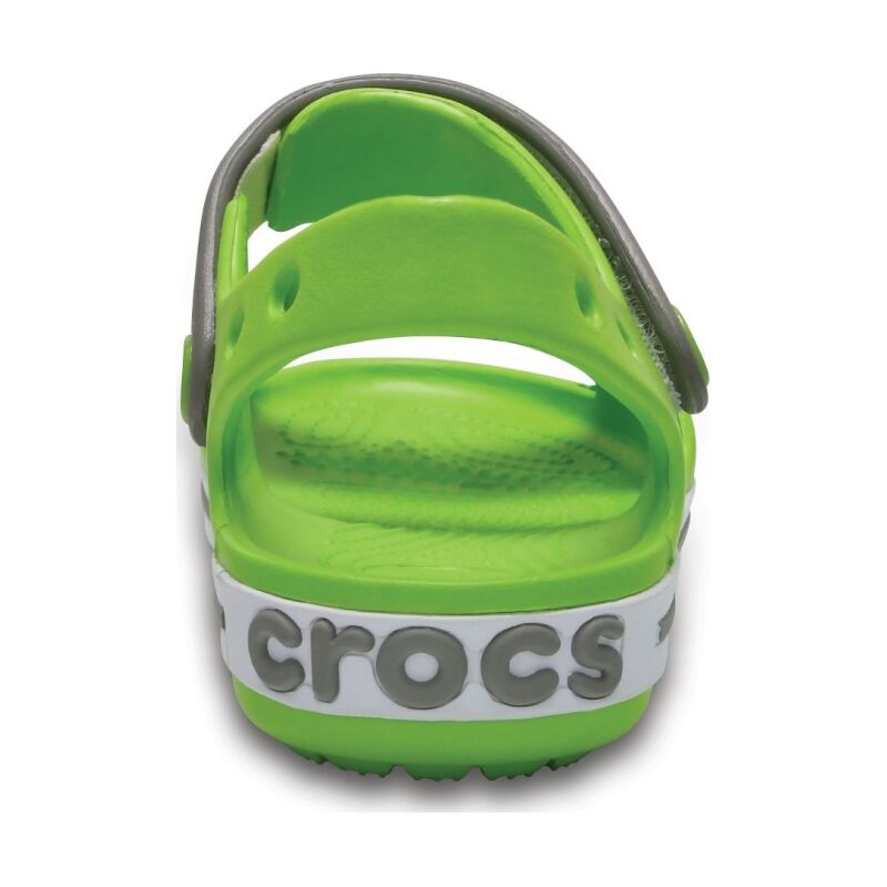 Crocs™ Kids' Crocband Sandal Volt Green/Smoke