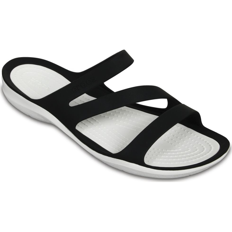 Crocs™ Women's Swiftwater Sandal Black/White