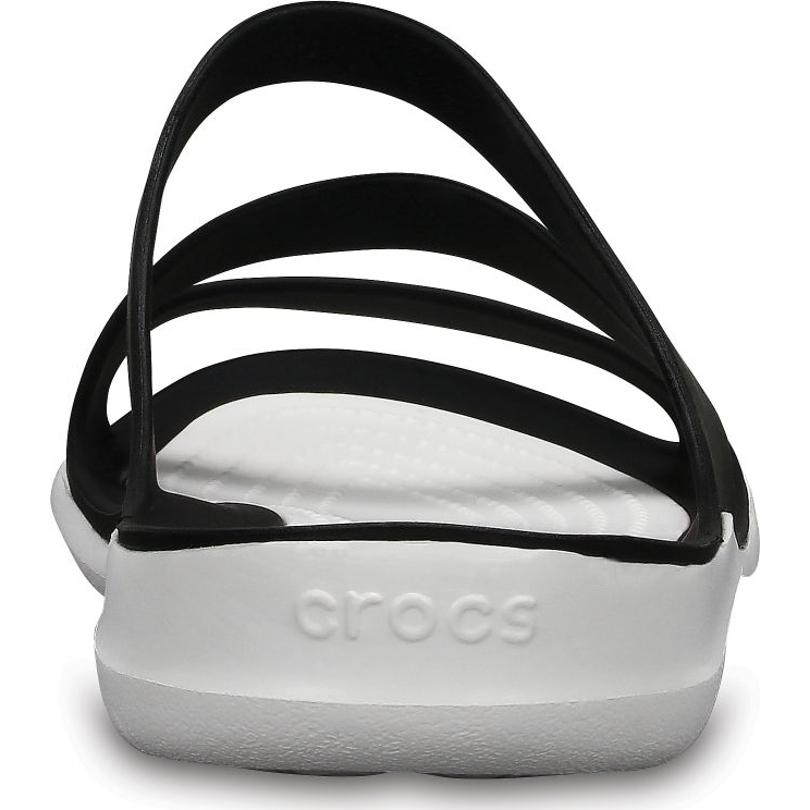 Crocs™ Women's Swiftwater Sandal Black/White