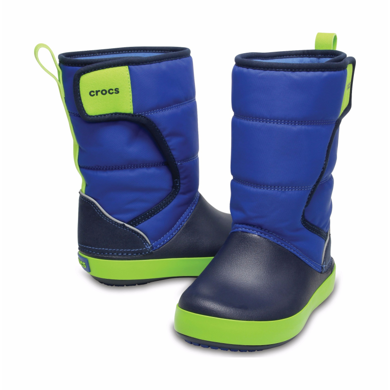 Crocs™ Lodgepoint Snow Boot Kid's Blue Jean/Navy