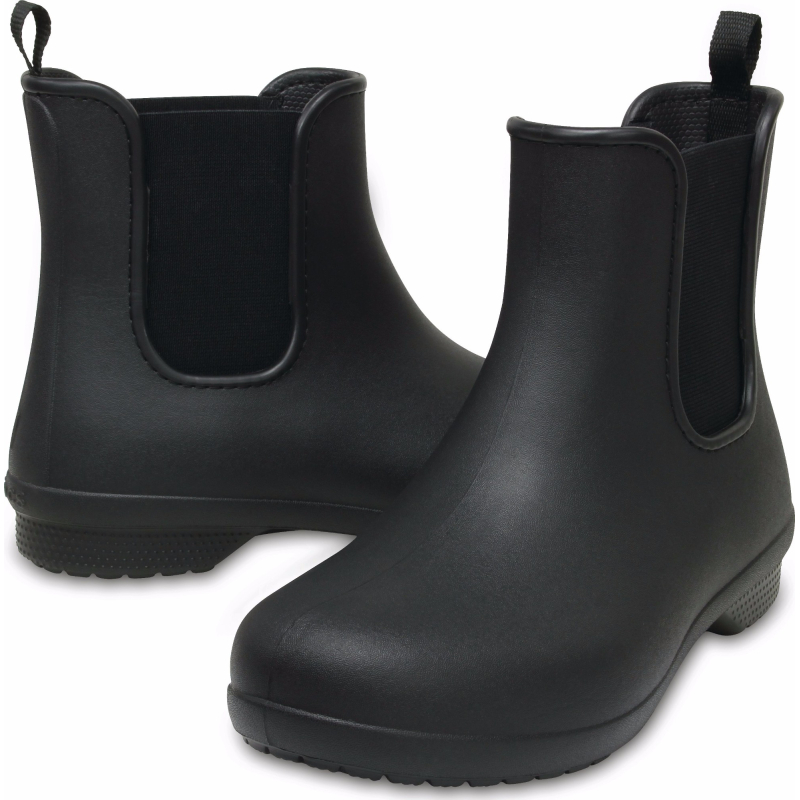 Crocs™ Freesail Chelsea Boot Black/Black