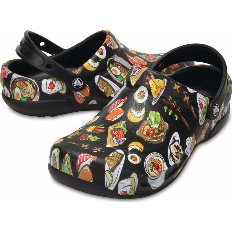 Crocs™ Bistro Graphic Clog Black/Tumbleweed