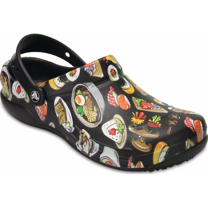 Crocs™ Bistro Graphic Clog Black/Tumbleweed