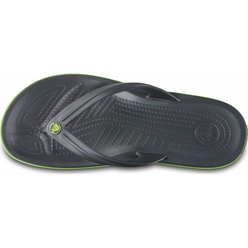 Crocs™ Crocband Flip Graphite/Volt Green