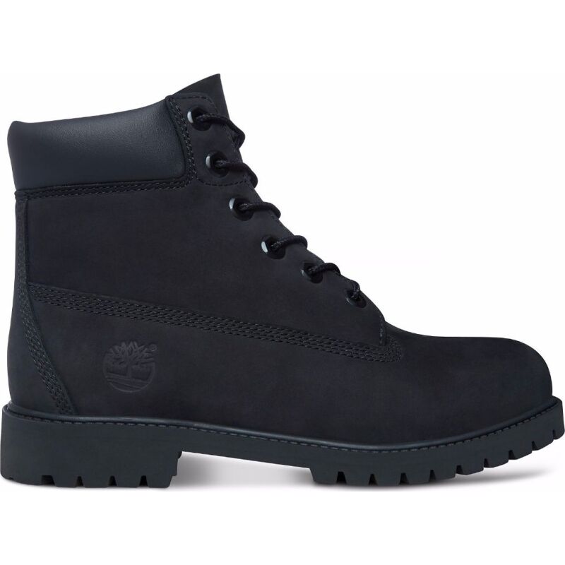 Timberland 6 In Premium Boot Junior's Black Nubuck