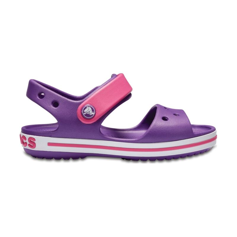 Crocs™ Kids' Crocband Sandal Amethyst/Paradise Pink