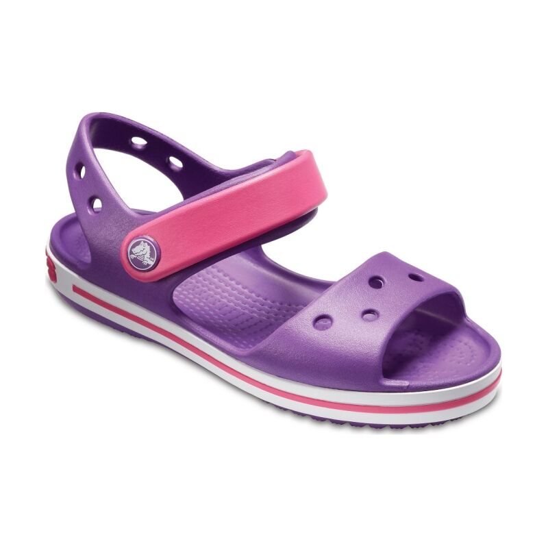 Crocs™ Kids Crocband Sandal Amethyst/Paradise Pink