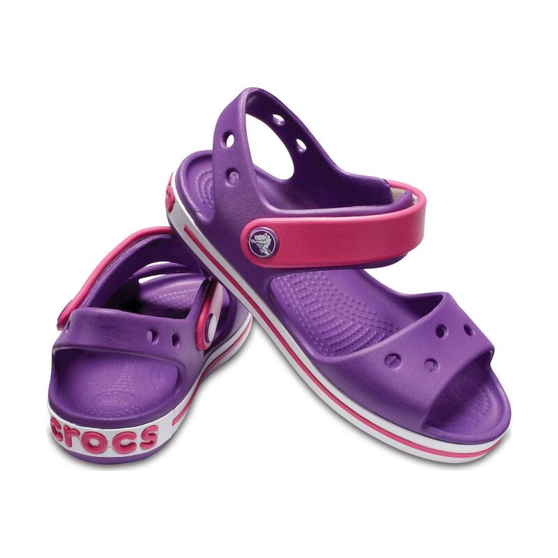 Crocs™ Kids' Crocband Sandal Amethyst/Paradise Pink