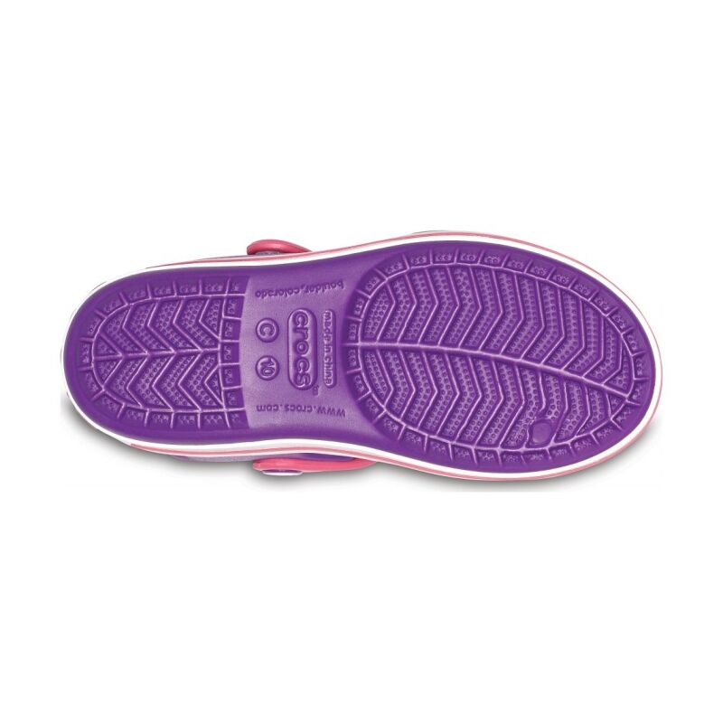 Crocs™ Kids' Crocband Sandal Amethyst/Paradise Pink