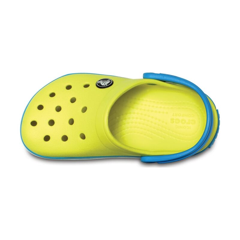 Crocs™ Kids' Crocband Clog Tennis Ball Green/Ocean