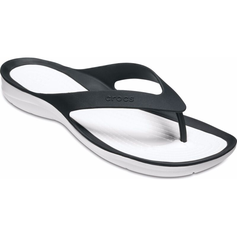 Crocs™ Women's Swiftwater Flip Black/White