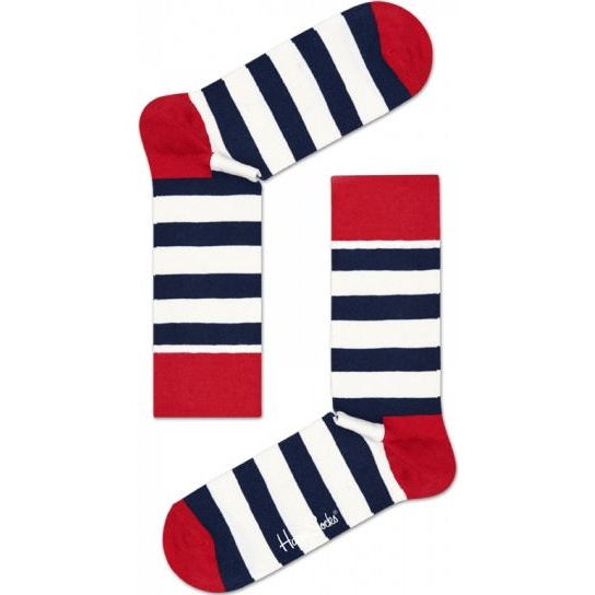 HAPPY SOCKS Big Dot Box Navy/Red/White