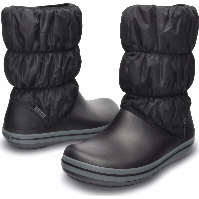 Crocs™ Winter Puff Boot Black/Charcoal