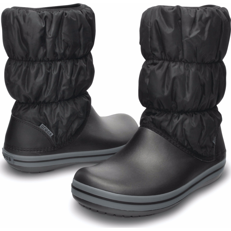Crocs™ Winter Puff Boot Black/Grey