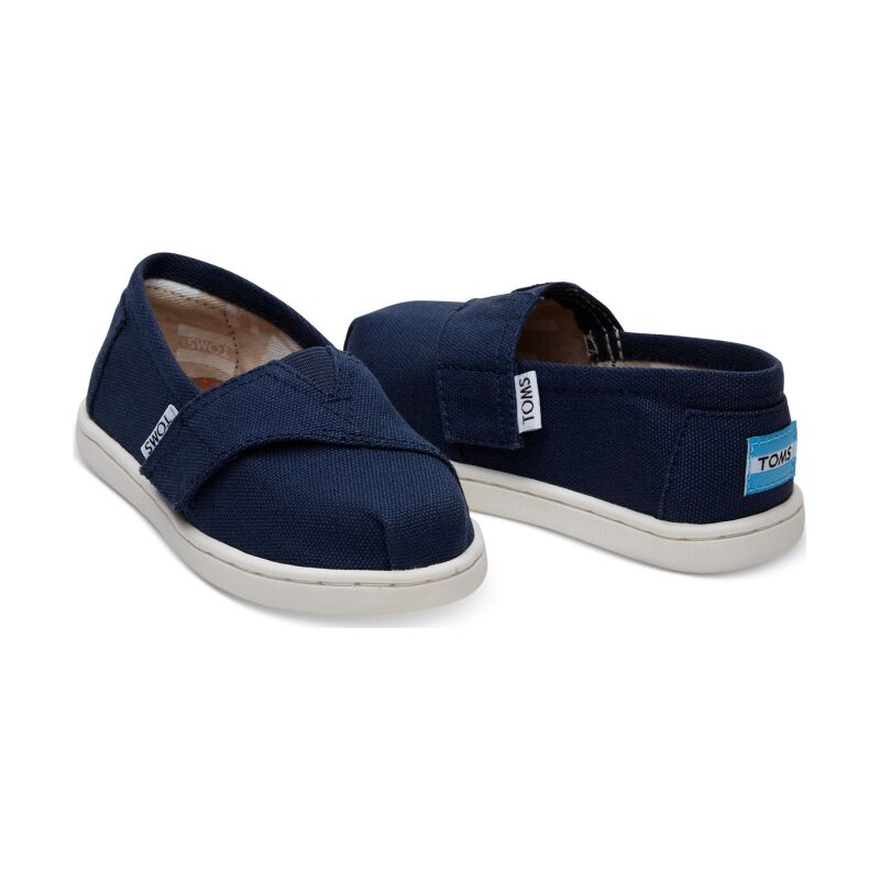 TOMS Canvas Kid's Core Alpargata Navy