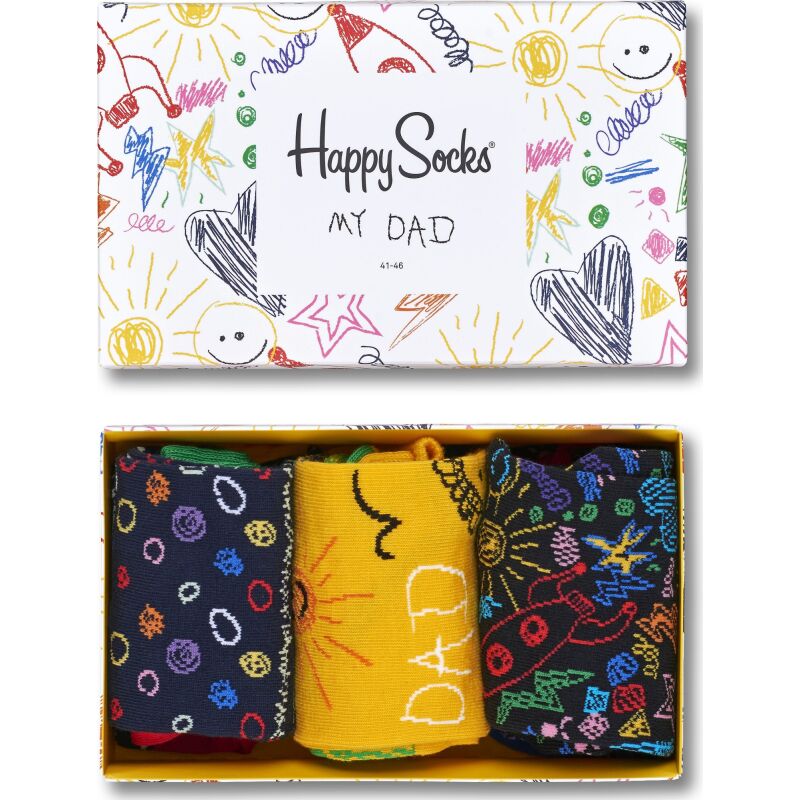 Happy Socks Father's Day Gift Box Red/Yellow/Multi
