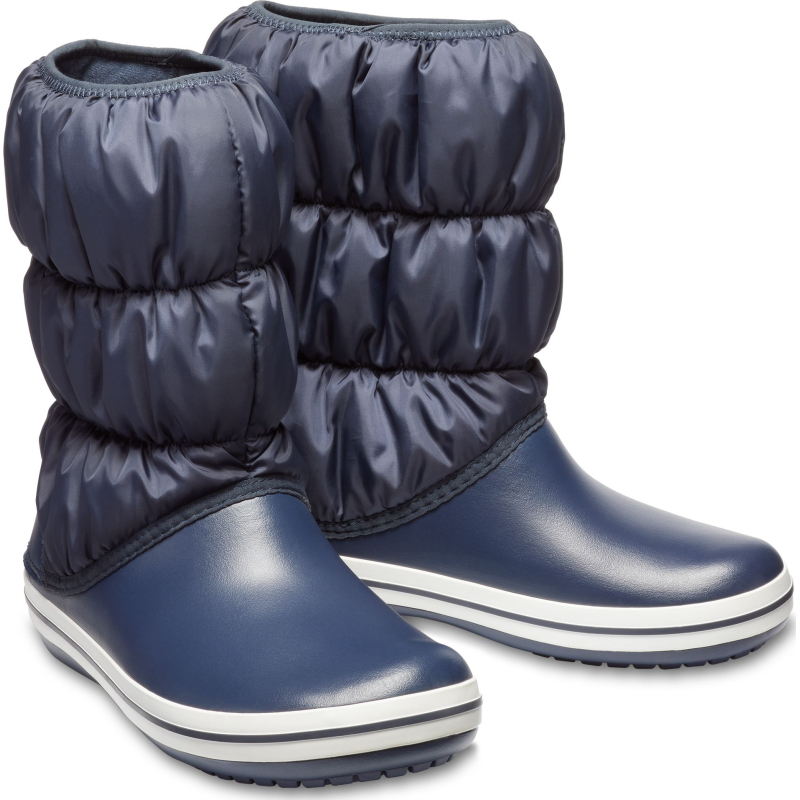 Crocs™ Winter Puff Boot Navy/White
