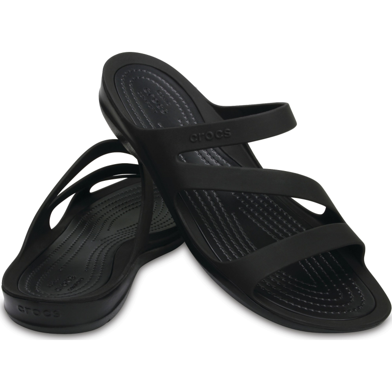 Crocs™ Women's Swiftwater Sandal Black/Black