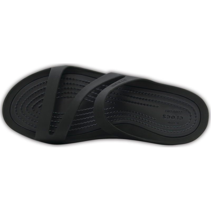 Crocs™ Women's Swiftwater Sandal Black/Black