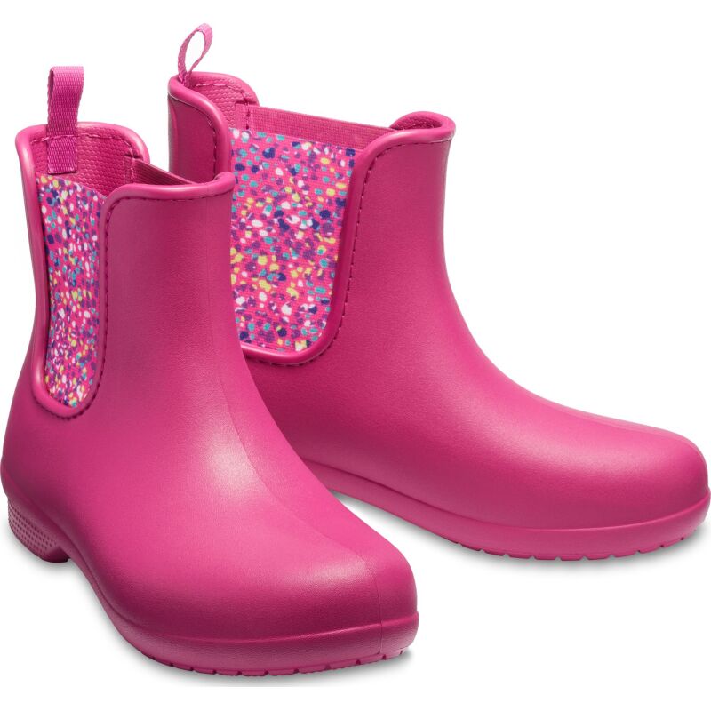 Crocs™ Freesail Chelsea Boot Berry/Dots
