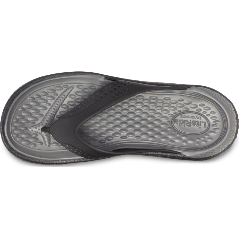 Crocs™ LiteRide Flip Black/Slate Grey