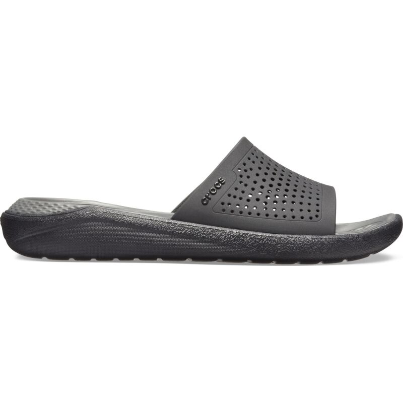 Crocs™ LiteRide Slide Black/Slate Grey