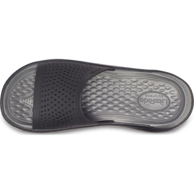 Crocs™ LiteRide Slide Black/Slate Grey