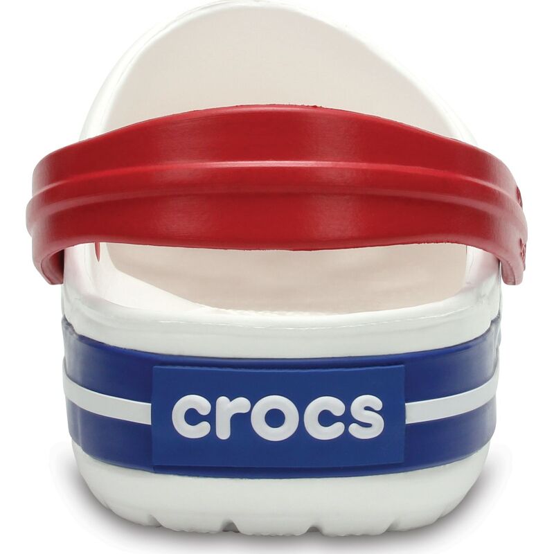 Crocs™ Crocband™ White/Blue Jean