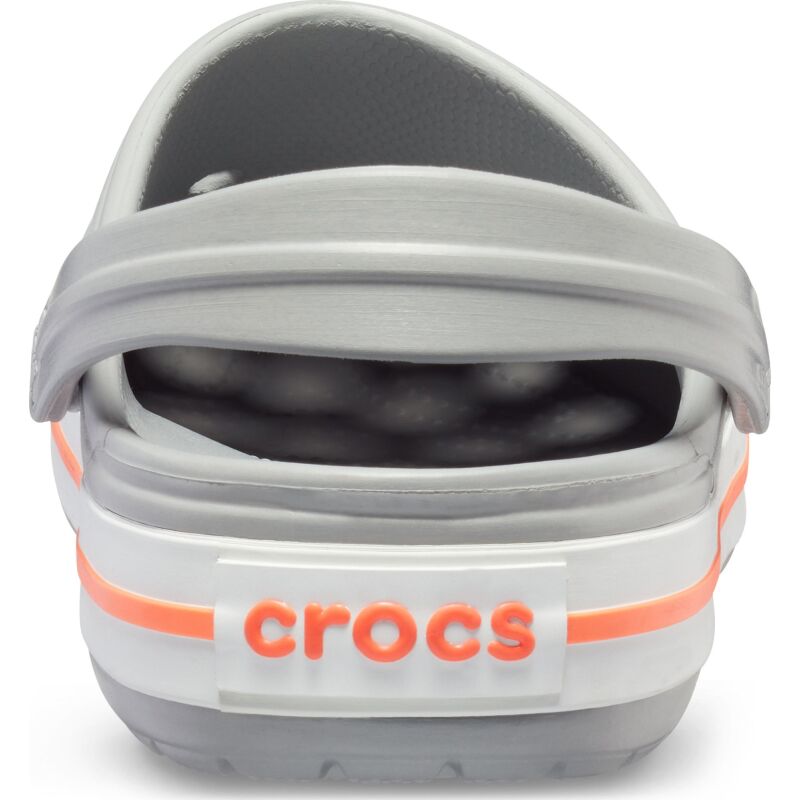 Crocs™ Crocband Light Grey/Bright Coral