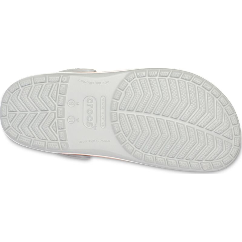 Crocs™ Crocband™ Light Grey/Bright Coral