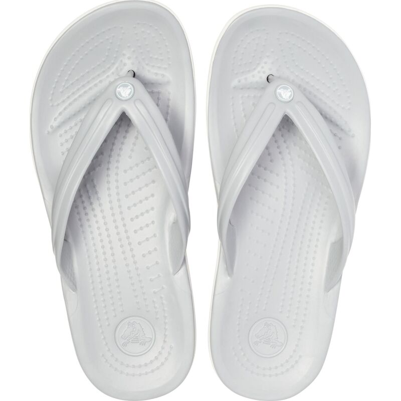 Crocs™ Crocband™ Flip Light Grey/White