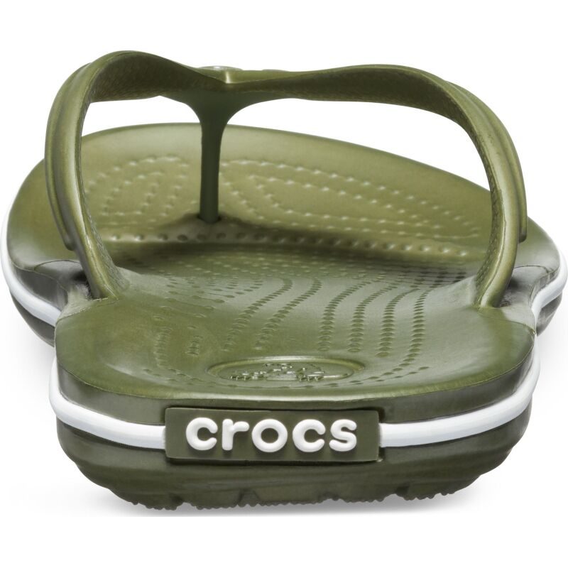 Crocs™ Crocband™ Flip Army Green/White