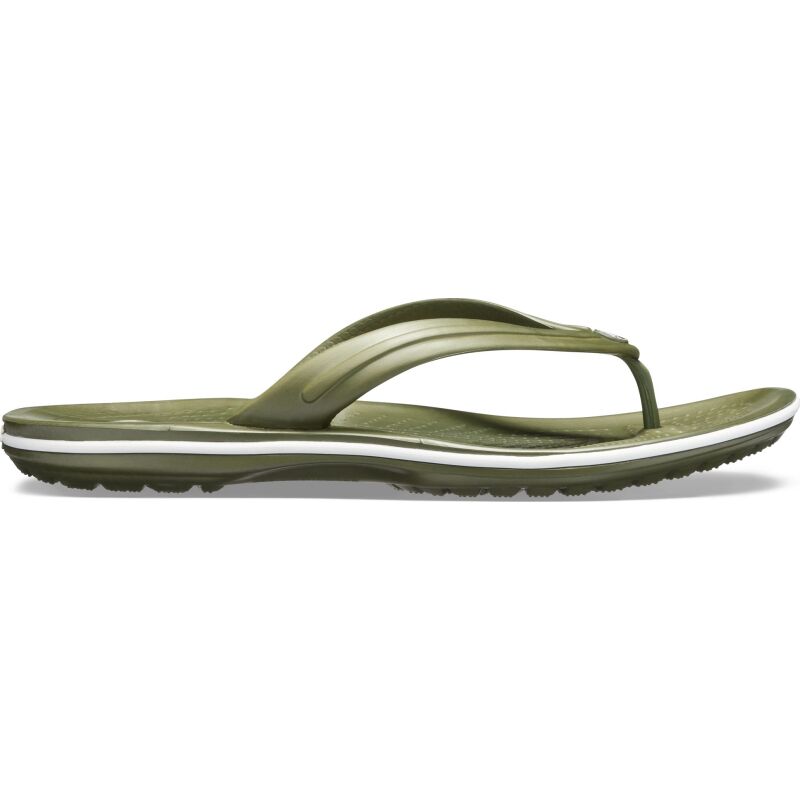 Crocs™ Crocband™ Flip Army Green/White