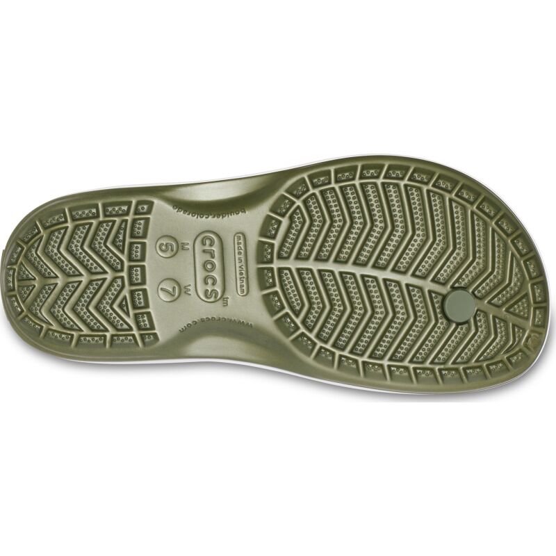 Crocs™ Crocband™ Flip Army Green/White