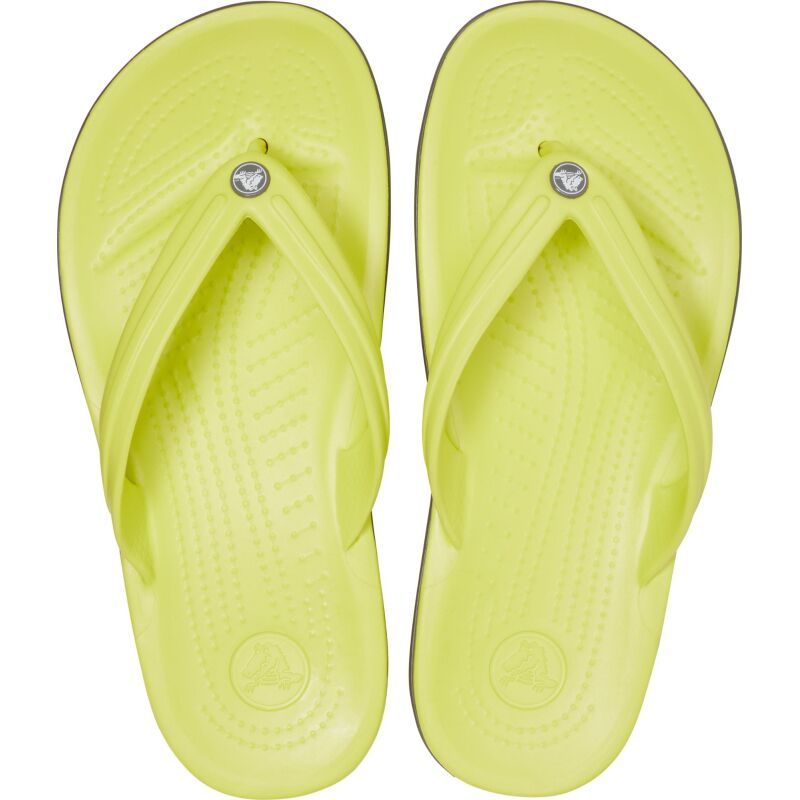 Crocs™ Crocband Flip Citrus/Slate Grey
