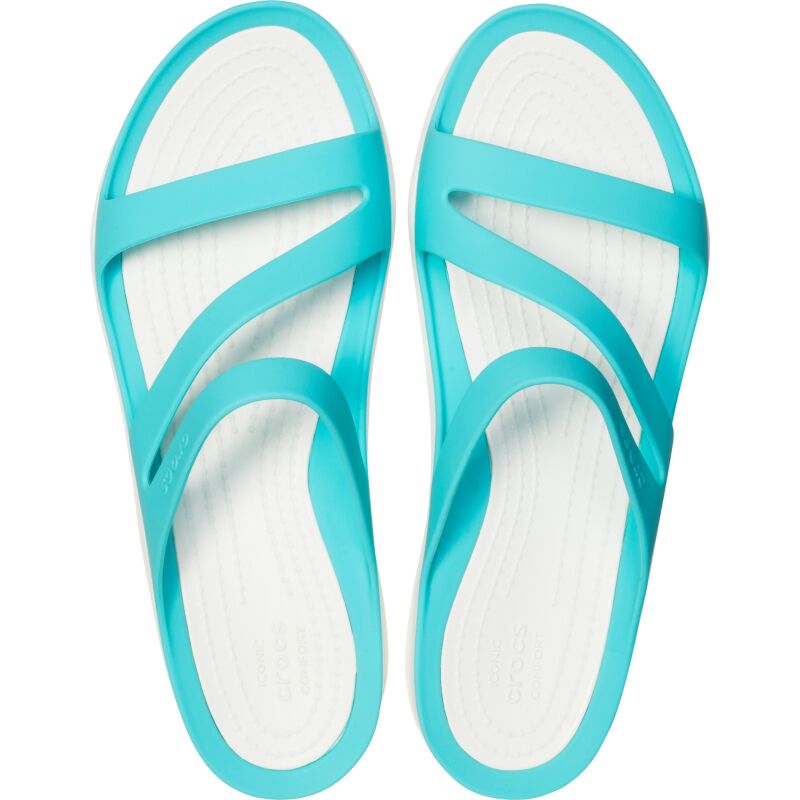 Crocs™ Women's Swiftwater Sandal Pool/White