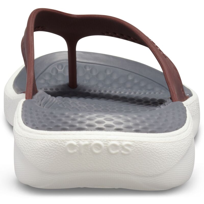 Crocs™ LiteRide Flip Burgundy/White