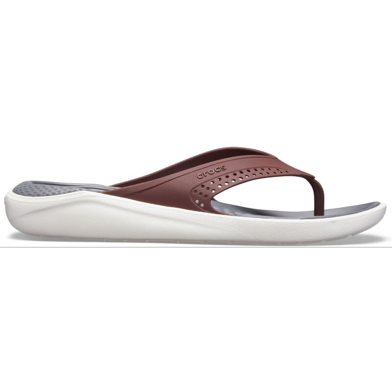 Crocs™ LiteRide Flip Burgundy/White