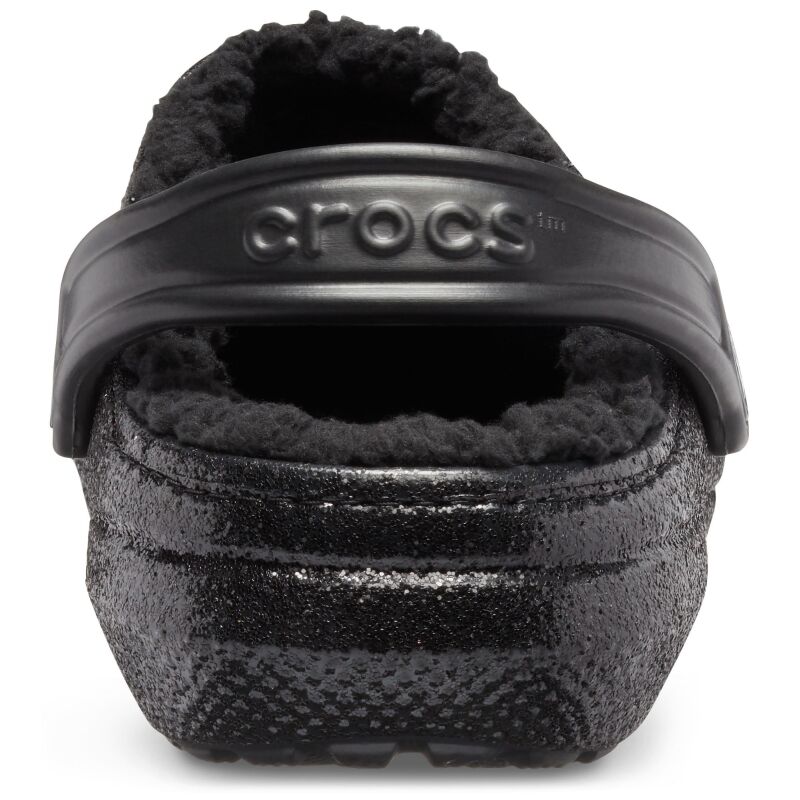 Crocs™ Classic Glitter Lined Clog Black/Black