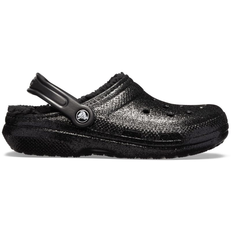 Crocs™ Classic Glitter Lined Clog Black/Black