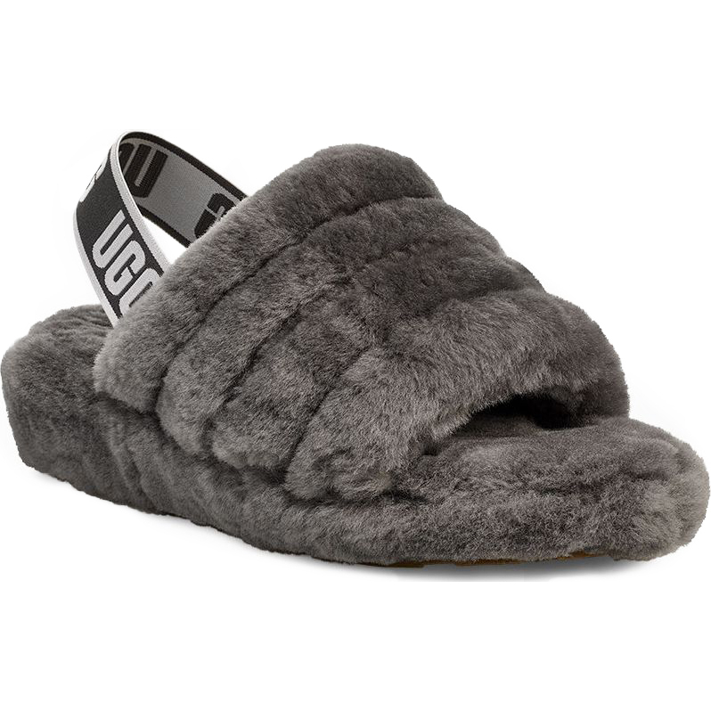 UGG Fluff Yeah Slide Charcoal