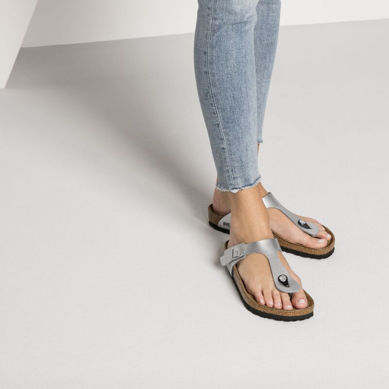 Birkenstock Gizeh Silver