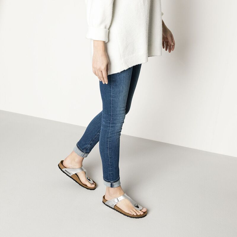 Birkenstock Gizeh Silver